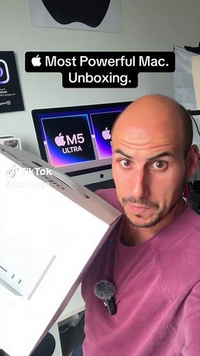 Mac Studio with M5 Ultra unboxing