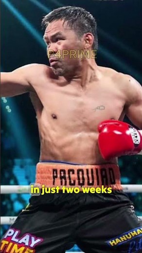 Manny Pacquiao wore his iconic trunks 🩳🥊 #mannypacquiao #boxing