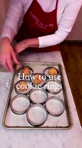 Impress your holiday guests with 5 ounce cookies baked in 4 inch english muffin rings!😊🍪 Thick and filled with salted caramel or cream cheese or Nutella it…you get the idea. Have fun and enjoy and let Cookies in a bag by Danette help you bake with our gourmet cookie mixes. #cookiesinabagbydanette #chocolatechipcookies #baking #chocolatechipcookie #cookies #Christmas | Cookies in a bag by Danette