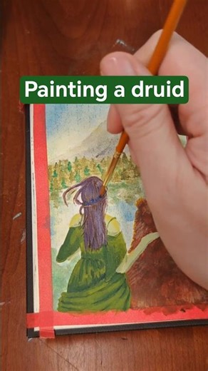 Painting a druid | Fantasy Art