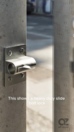 Powerful gate lock mechanism demonstration. ​#SecurityDesign #GateLock | Az0782 | Facebook