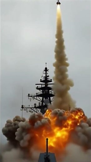 Massive Missile Launch from Navy Destroyer! 🚀⚓