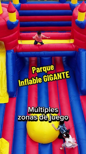 Parque Inflable Gigante: Diversión Asegurada para Niños