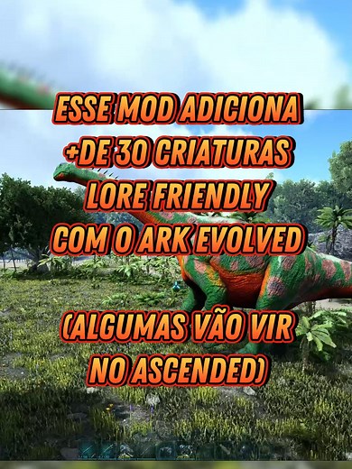 ESSE MOD É FANTÁSTICO - Ark Survival Evolved Nome do MOD: Additional Creatures 2: Wild Ark #jogos #mobile #gameplays #pc #ARK #jogos #gamingtiktok #videogame #console #dinossauro #arksurvivalevolved #arksurvival #jogaronaldo