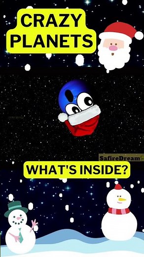 🎄 Crazy Planets! What Is Inside?! ⛄NEPTUNE - CHRISTMAS PLANETS Learn Planets of our Solar System