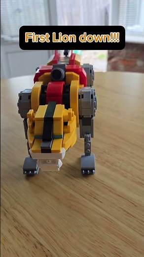 Voltron lion force brick build begins #lego #voltron #80s #retro