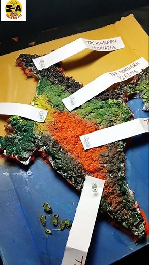 3D model of physical divisions of India | 3d Physical map of India