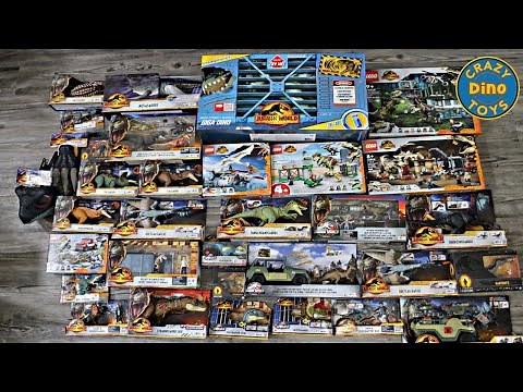33 New Jurassic World Dominion Dinosaur Toys Huge Shopping Spree Target 2022 Giganotosaurus