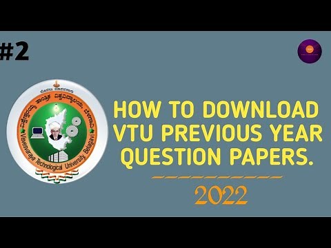 #vtuexams | HOW TO DOWNLOAD 𝗩𝗧𝗨 𝗣𝗥𝗘𝗩𝗜𝗢𝗨𝗦 𝗬𝗘𝗔𝗥 𝗤𝗨𝗘𝗦𝗧𝗜𝗢𝗡 𝗣𝗔𝗣𝗘𝗥𝗦 | 2022 |
