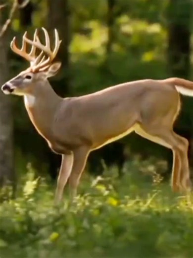 Deer Encounter in Nature Video