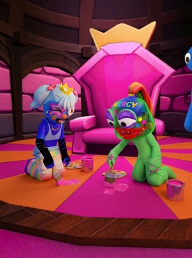 Uncle Blue's room make-over! 💅 #roblox #rainbowfriends