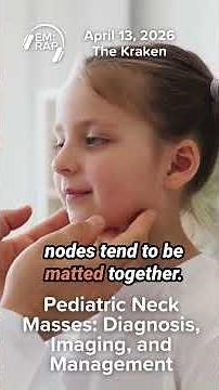 Pediatric Neck Masses: Diagnosis, Imaging, and Management