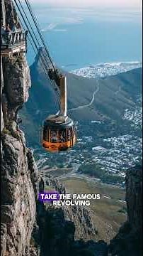 “Cape Town Table Top: The Mountain That Touches the Clouds 🌄🇿🇦”