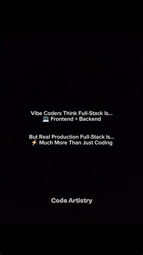 What Full-Stack Development REALLY Looks Like 👀#fullstackdeveloper #vibecoder #fullstack #viralshort