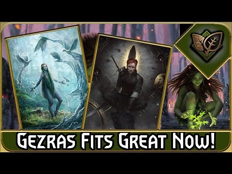 Dryads and Their Witcher Friend (Gwent Scoia'tael Nature's Gift Deck)
