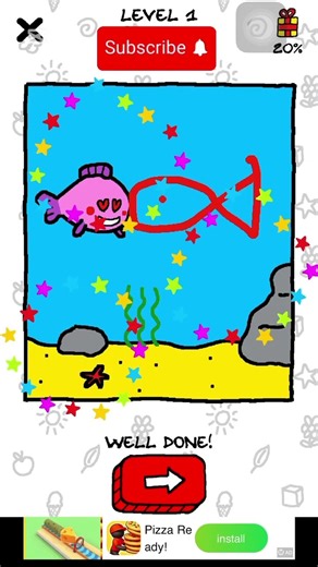 Just draw level #1 gameplay