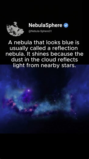 Blue Nebula #space #trending #amazingspacefacts #astromomy