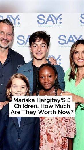 Mariska Hargitay'S 3 Children, How Much Are They Worth Now?#mariskahargitay #kids #celebrity #usa #popculture