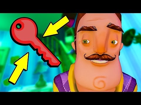 How to Find the Red Key & Beat the Red Room 🏡Hello Neighbor Alpha 4 Gameplay 🏡