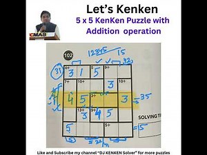 Solve Any 5x5 KENKEN in Minutes! 🔥 Ultimate Tips + Full Puzzle 102 Solution (Kingdom of KenKen)