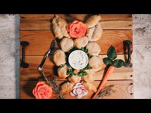 Vegan Cheese Spread and Bunny Biscuit Board, Plant Based, Dairy Free Easter Bread idea
