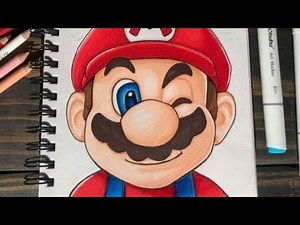 How to Draw Super Mario Drawing (Easy Step-by-Step Tutorial!)