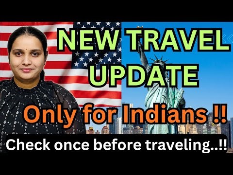 New travel update ||good news for Indians ||#namasteyamericateluguvlogs