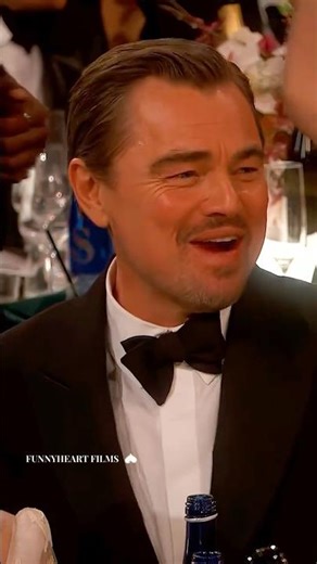 Viral funny behind-the-scenes Leonardo DiCaprio meme at Golden Globes 🏆 Best Actor 2026