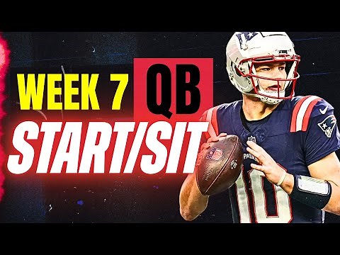 Week 7 QB START/SIT Every Match Up Analysis 🚨 MUST-Play & MUST-Bench Players (2025 Fantasy Football)