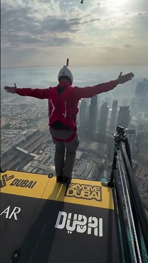 Defying Gravity from the World's Tallest Building | Burj Khalifa BASE Jumping