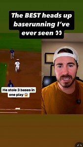 3.5K views | This is the best heads up baserunning I’ve seen and your...