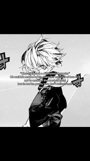 I personally think Chuuya has the saddest backstory #chuuya #bungoustraydogs #backstory