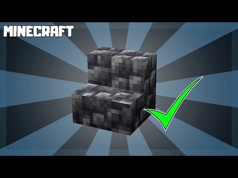 MINECRAFT | How to Make Cobbled Deepslate Stairs!