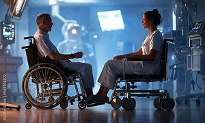 Hospital Conversation: Doctor and Patient in a Modern Medical Setting