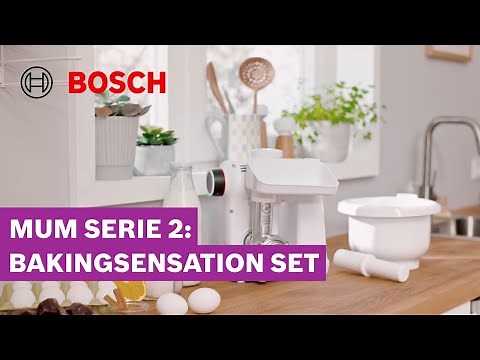 4 Gebäckvarianten mit dem Spritzgebäckvorsatz – BakingSensation Set MUM Serie 2 | Bosch MUM