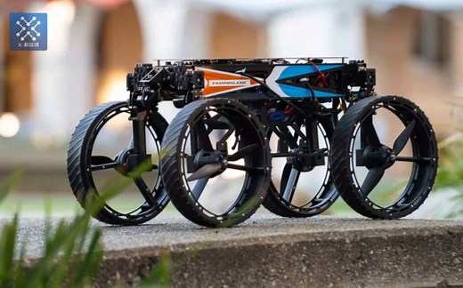 加州理工大学多模式移动变形机器人：可以滚动、飞行、站立、行走等八种不同的行动方式