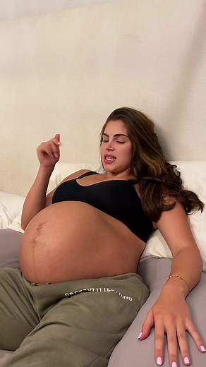 9 months pregnant with twins got us like😂 #37weekspregnant