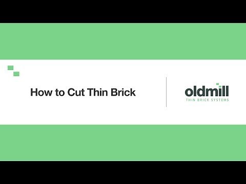 How to Cut Thin Brick