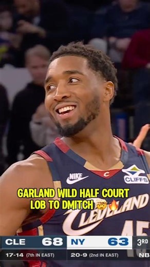 DARIUS GARLAND PERFECT LOB TO DONOVAN MITCHELL. 😮‍💨🍿