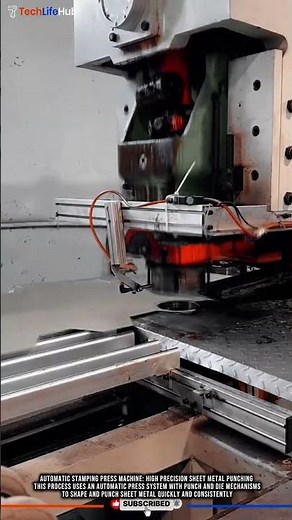 Innovation Automatic Stamping Press Machine: High Precision Sheet Metal Punching #tech