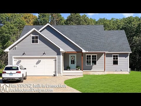 House Plan 51747HZ: 3 Bed - 1600 SqFt Country House Walkthrough