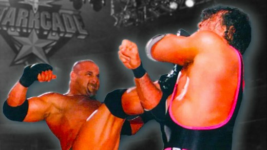 Bret Hart and Goldberg - The Kick That Ruined Bret's Career