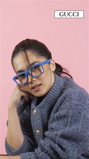 Elevate your vision—one frame at a time. Atasha Muhlach switches it up with Loewe, Gucci, Celine, and more. Which look is your favorite? | Vision Express Philippines