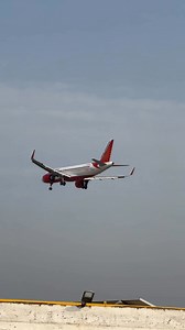 Air India A320neo operating for Air India Express landing at Delhi Airport #aviation #A320neo #short | Utkarsh Thakkar
