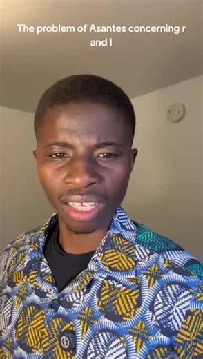 Understanding R and L in Asante Language