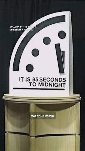 Doomsday Clock 2026: Scientists set new time at 85 seconds to midnight