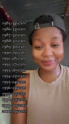 Age Challenge: See Your Age by Year
