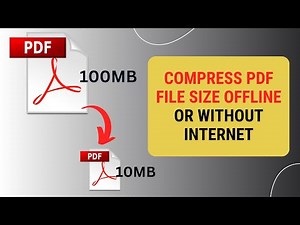 How to Compress PDF File Size Offline or Without Internet