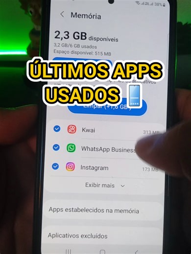 Como ver os últimos apps usados no Android