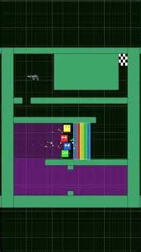 I coded a Battle Royale for SQUARES. #shorts #satisfying #asmr #marblerace #algodoo #chaos